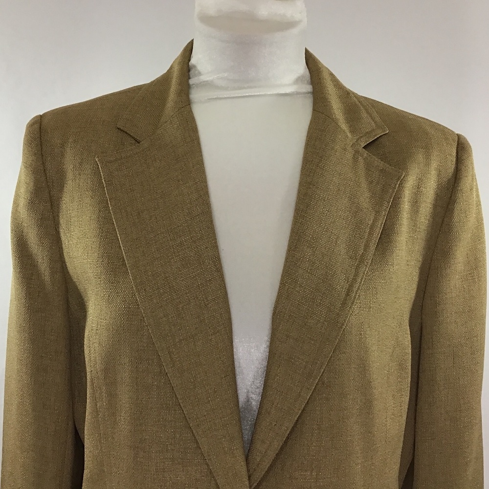 Judith Hart Collection Tan/Ivory Blazer - Picture 2 of 9